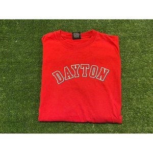 Retro Y2K Gear for Sport Dayton Unviersity Flyers arch t-shirt XL red retro NCAA